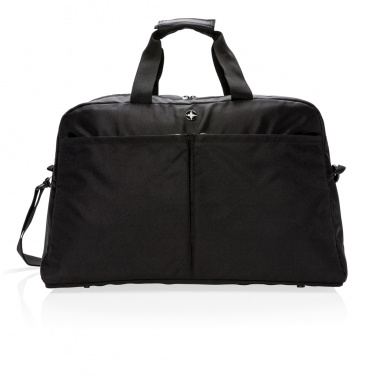 Logo trade promotional merchandise image of: Swiss Peak RFID duffle with suitcase opening