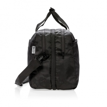 Logo trade promotional products image of: Swiss Peak RFID duffle with suitcase opening