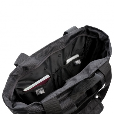 Logo trade business gift photo of: Swiss Peak RFID 15" laptop totepack PVC free