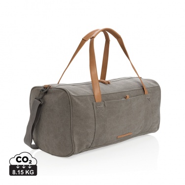 Logotrade promotional product image of: Canvas travel/weekend bag PVC free