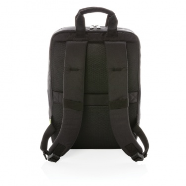 Logo trade promotional products image of: Soho business RPET 15.6" laptop backpack PVC free