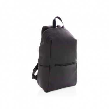 Logo trade business gifts image of: Smooth PU 15.6"laptop backpack