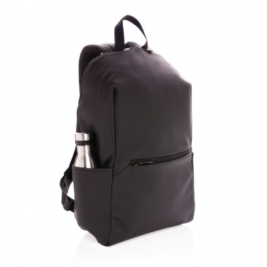Logotrade promotional giveaway picture of: Smooth PU 15.6"laptop backpack