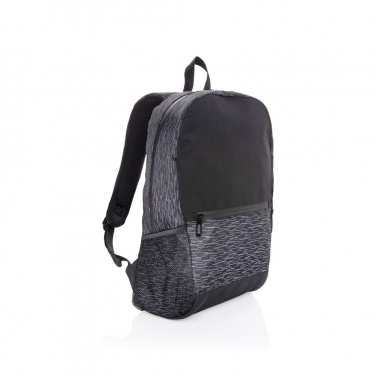 Logo trade promotional product photo of: AWARE™ RPET Reflective laptop backpack
