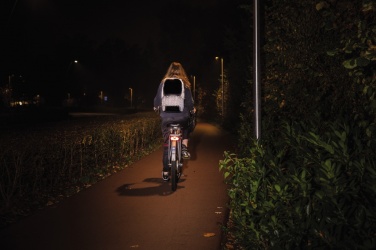 Logo trade promotional giveaway photo of: AWARE™ RPET Reflective laptop backpack