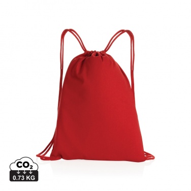 Logo trade promotional giveaways picture of: Impact AWARE™ recycled cotton drawstring backpack 145g
