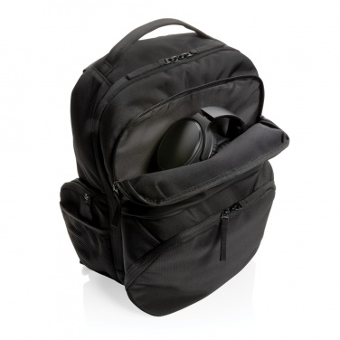 Logo trade corporate gift photo of: Swiss Peak AWARE™ RPET 15.6 inch commuter backpack