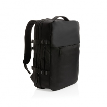 Logotrade promotional products photo of: Swiss Peak AWARE™ RPET 15.6' expandable weekend backpack