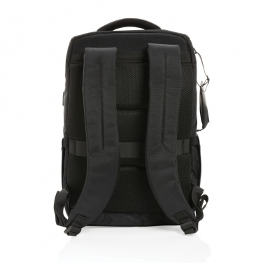 Logo trade promotional gift photo of: Swiss Peak AWARE™ RPET Voyager 15.6" laptop backpack