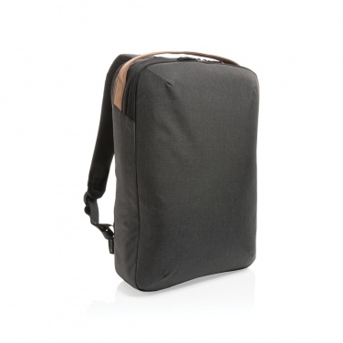 Logo trade advertising product photo of: Impact AWARE™ 300D two tone deluxe 15.6" laptop backpack