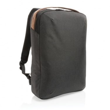 Logotrade promotional giveaway image of: Impact AWARE™ 300D two tone deluxe 15.6" laptop backpack