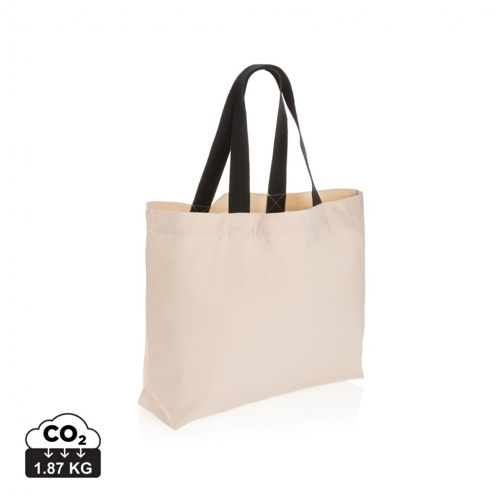 Logo trade promotional giveaway photo of: Impact Aware™ 240 gsm rcanvas large tote undyed