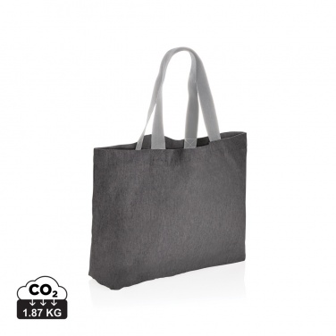 Logo trade corporate gift photo of: Impact Aware™ 240 gsm rcanvas large tote undyed