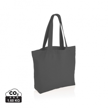 Logotrade corporate gift image of: Impact Aware™ 240 gsm rcanvas shopper w/pocket undyed