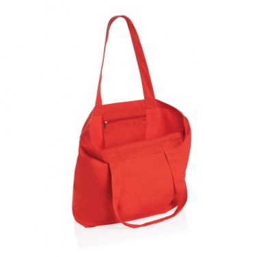 Logotrade promotional product image of: Impact Aware™ 240 gsm rcanvas shopper w/pocket