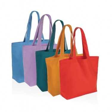 Logo trade business gift photo of: Impact Aware™ 240 gsm rcanvas shopper w/pocket