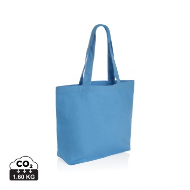 Logo trade promotional products image of: Impact Aware™ 240 gsm rcanvas shopper w/pocket