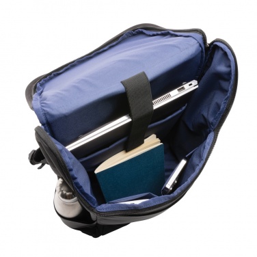 Logo trade promotional giveaway photo of: Swiss Peak Fern AWARE™ RPET all over zipper 15.6" backpack