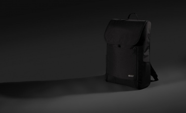 Logotrade promotional product picture of: Swiss Peak Fern AWARE™ RPET all over zipper 15.6" backpack