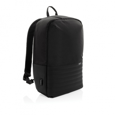 Logotrade advertising products photo of: Swiss Peak AWARE™ RFID anti-theft 15.6'' laptop backpack