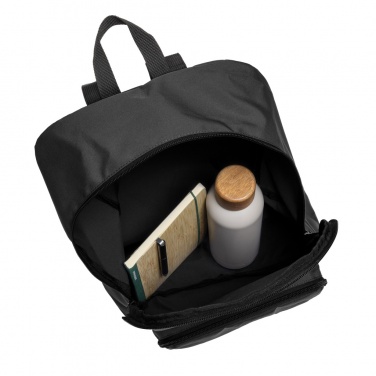 Logo trade corporate gift photo of: Dillon AWARE™ RPET foldable classic backpack