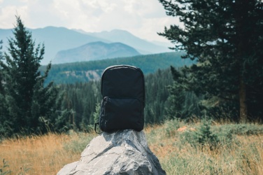 Logo trade business gift photo of: Dillon AWARE™ RPET foldable classic backpack