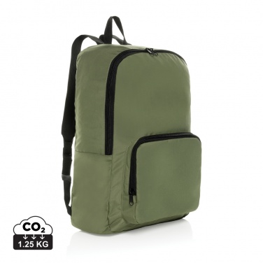 Logo trade promotional items image of: Dillon AWARE™ RPET foldable classic backpack