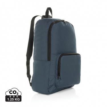 Logo trade promotional gift photo of: Dillon AWARE™ RPET foldable classic backpack