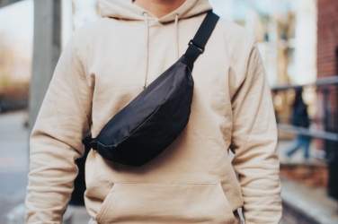 Logo trade advertising product photo of: Crescent AWARE™ RPET half moon sling bag