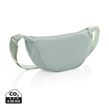 Logotrade promotional products photo of: Crescent AWARE™ RPET half moon sling bag