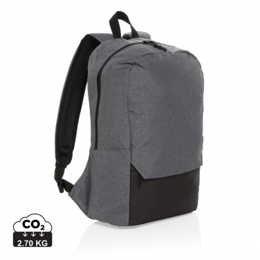 Logotrade promotional item picture of: Kazu AWARE™ RPET basic 15.6 inch laptop backpack