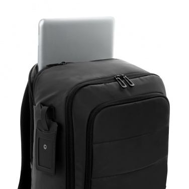 Logotrade corporate gift picture of: Armond AWARE™ RPET 15.6 inch deluxe laptop backpack