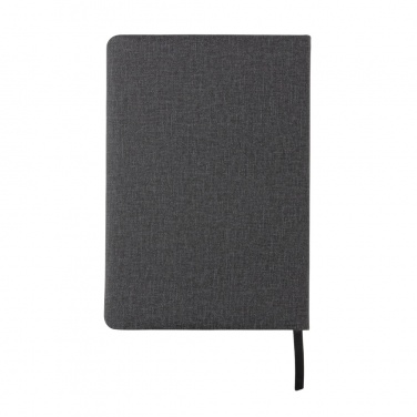 Logo trade advertising products image of: Deluxe A5 Notebook with phone pocket
