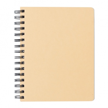 Logotrade promotional gifts photo of: A5 Kraft spiral notebook with sticky notes