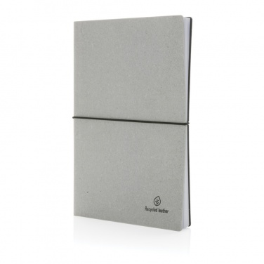 Logotrade promotional product image of: A5 recycled leather notebook