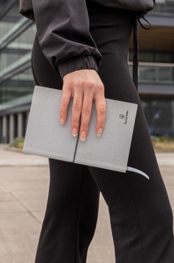 Logo trade promotional items image of: A5 recycled leather notebook