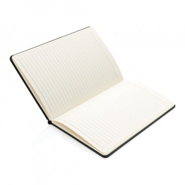 Logo trade promotional merchandise image of: A5 Deluxe notebook with smart pockets