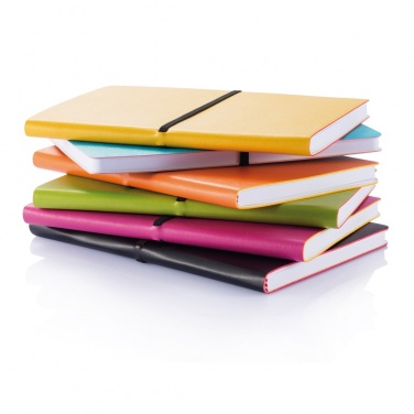 Logotrade promotional product picture of: Deluxe softcover A5 notebook