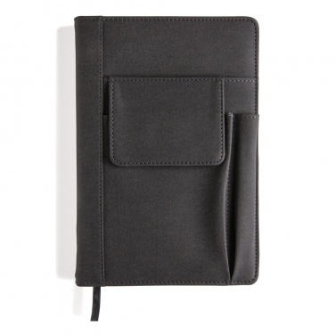 Logotrade promotional item picture of: Notebook with phone pocket