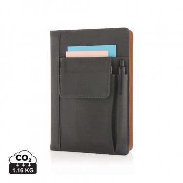 Logotrade advertising product image of: Notebook with phone pocket