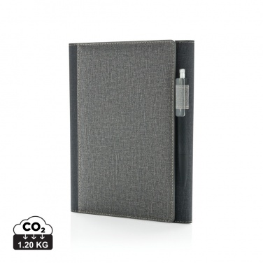 Logo trade promotional gifts picture of: A5 Deluxe design notebook cover