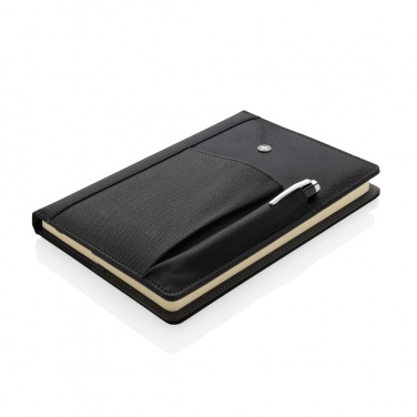 Logo trade advertising products picture of: Refillable notebook and pen set