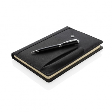 Logotrade promotional merchandise picture of: Refillable notebook and pen set