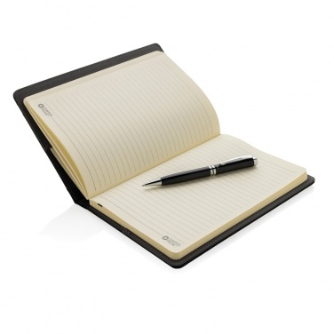 Logotrade corporate gift image of: Refillable notebook and pen set