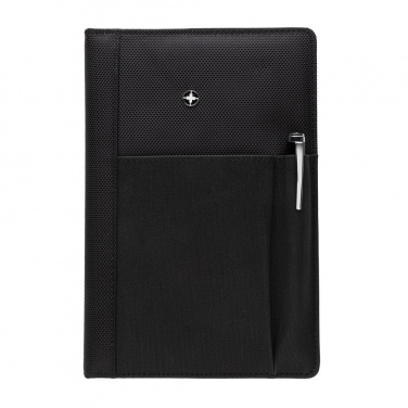 Logo trade advertising product photo of: Refillable notebook and pen set