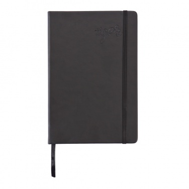 Logotrade promotional item image of: Deluxe hardcover PU A5 notebook