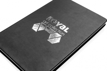 Logotrade advertising product picture of: Deluxe hardcover PU A5 notebook