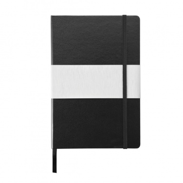 Logo trade corporate gifts image of: Deluxe hardcover A5 notebook