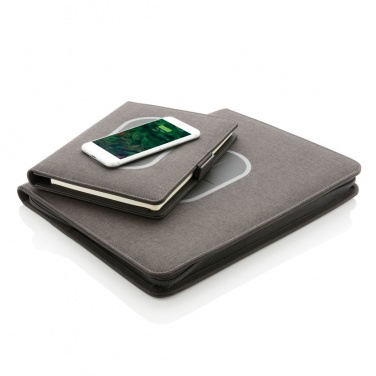Logotrade promotional merchandise picture of: Air 5W wireless charging notebook cover A5