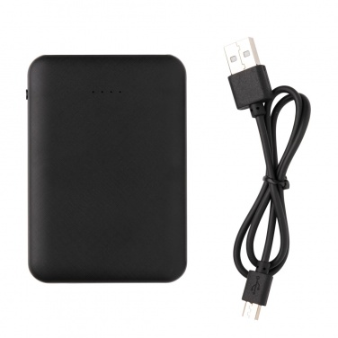 Logo trade promotional merchandise picture of: Fiko 5W wireless charging portfolio A4 with powerbank